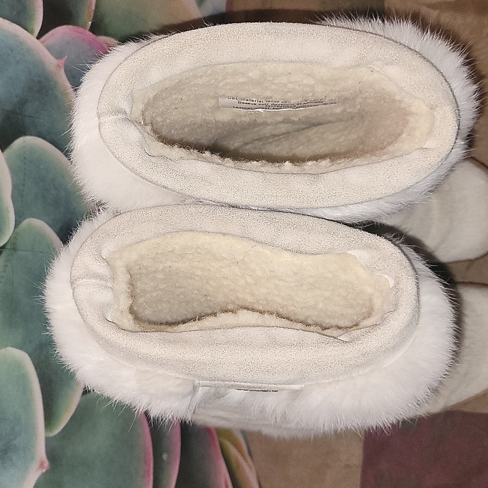 Oscar Sport Fur Boots Norma White Ski Boots Size(39)  Fur&Leather - Picture 12 of 14